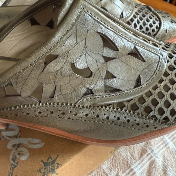 Free People Olive Cutout Mules - Picture 4 of 6